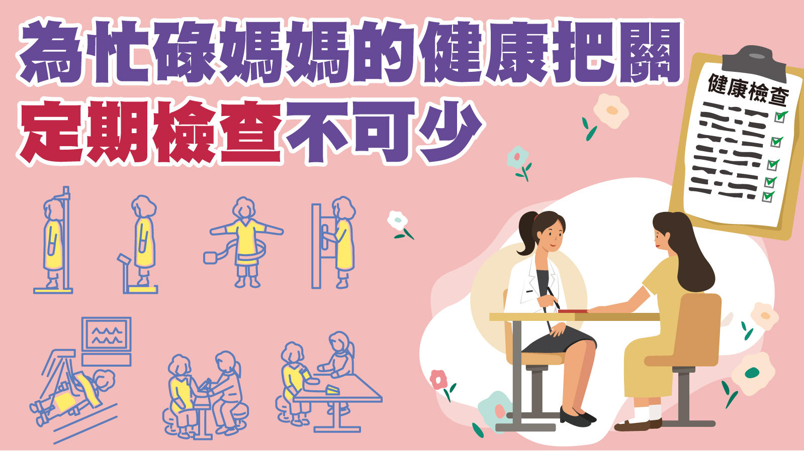媽媽的定期健康檢查